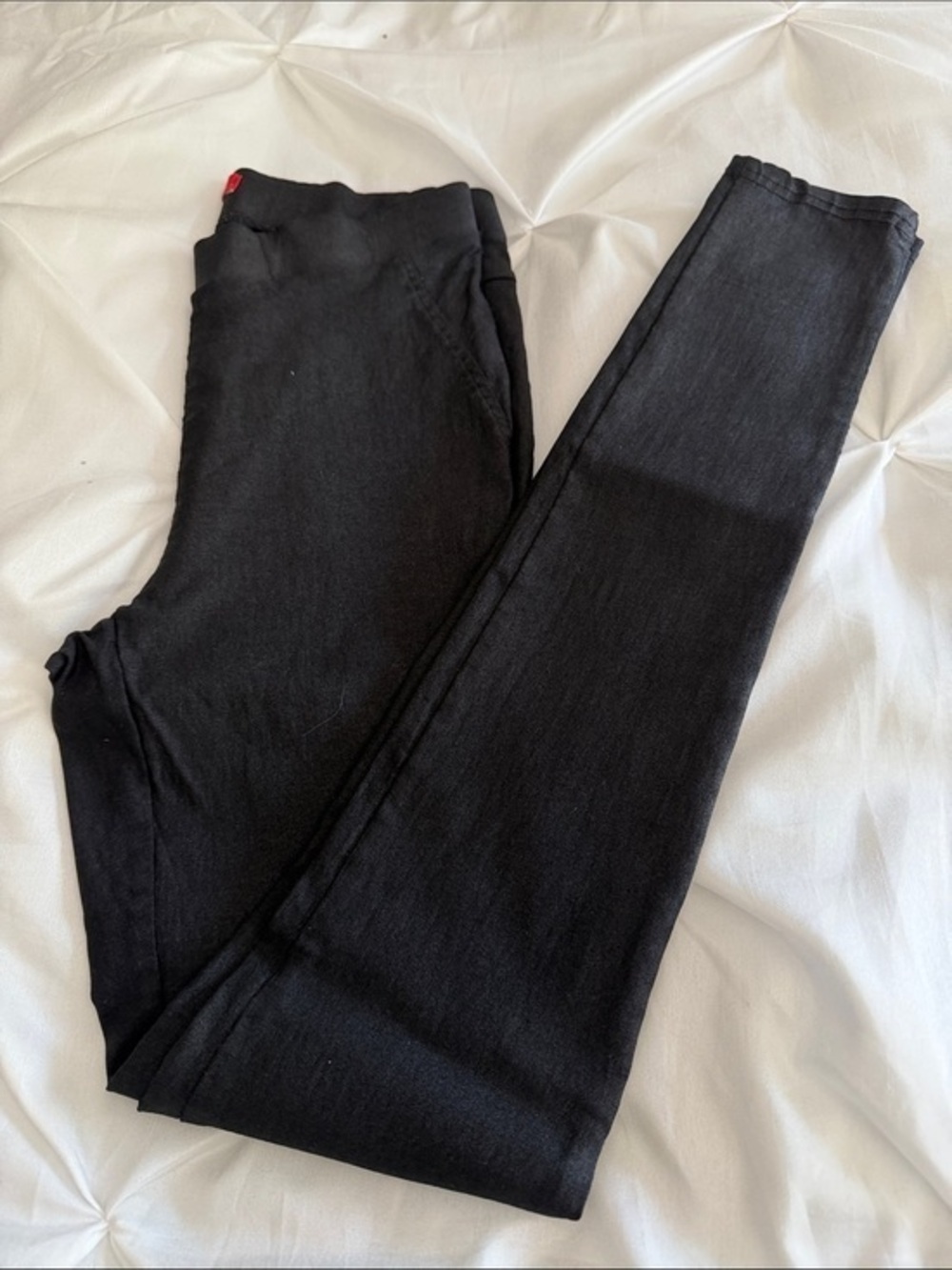 Saks Fifth Avenue Black Pants with Red Label - Picture 1 of 10